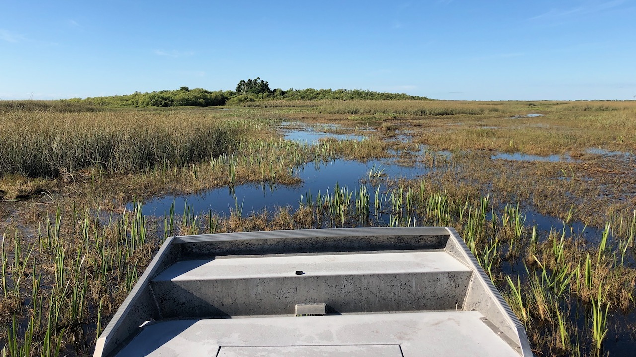 Foto aus dem Airboat